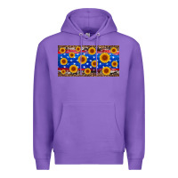 Purple armed forces day sunflower Premium Hoodie - Artiststas
