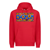 Red armed forces day sunflower Premium Hoodie - Artiststas