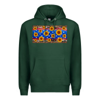 Sports Green armed forces day sunflower Premium Hoodie - Artiststas