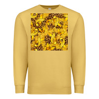 Antique Gold Childhood Cancer Butterfly Premium Sweatshirt - texasbilliewilder