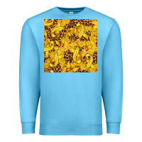 Ocean Blue Childhood Cancer Butterfly Premium Sweatshirt - texasbilliewilder