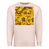 Pale Pink Childhood Cancer Butterfly Premium Sweatshirt - texasbilliewilder