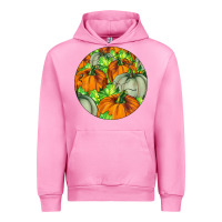 Fuchsia Pink Fall Rounded Urban Hoodie - LillyAllenDesigns