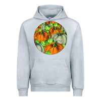 Heather Grey Fall Rounded Urban Hoodie - LillyAllenDesigns
