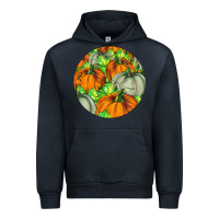 Navy Fall Rounded Urban Hoodie - LillyAllenDesigns