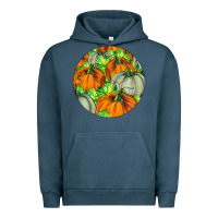 Pigment Midnight Navy Fall Rounded Urban Hoodie - LillyAllenDesigns