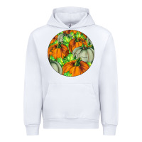 White Fall Rounded Urban Hoodie - LillyAllenDesigns