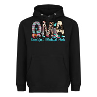 Black qma qualified medical aide Heavyweight Hoodie - Zillion Design Studio