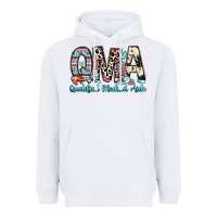 White qma qualified medical aide Heavyweight Hoodie - Zillion Design Studio