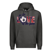 Charcoal Heather soccer love of the game Premium Hoodie - JahusDesignShop