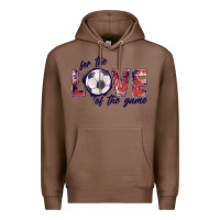 Chestnut soccer love of the game Premium Hoodie - JahusDesignShop