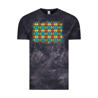 Cloud Black autism awareness background Vintage Tee - Artiststas