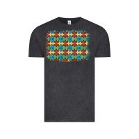 Vintage Black autism awareness background Vintage Tee - Artiststas