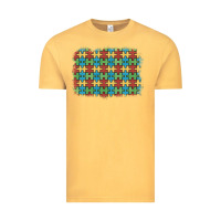 Vintage Mustard autism awareness background Vintage Tee - Artiststas