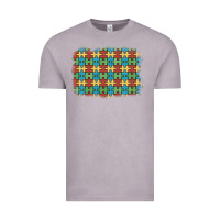 Vintage Zinc autism awareness background Vintage Tee - Artiststas
