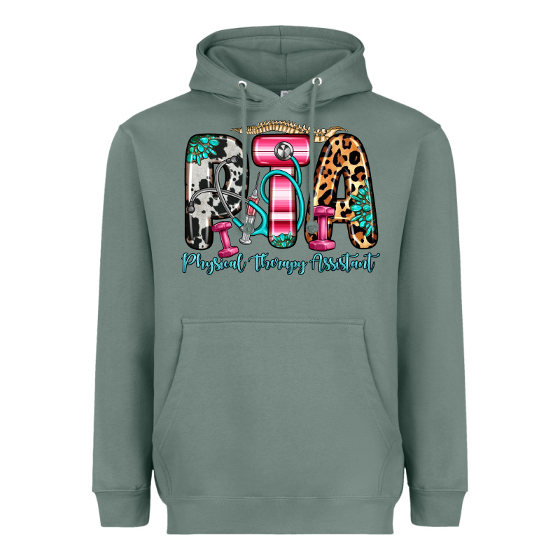 Pta Physical Therapy Assistant Heavyweight Hoodie by Zillion Design Studio | Teevron