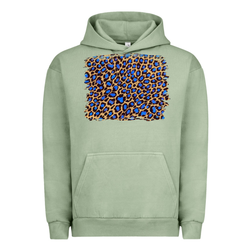 Leopard With Navy Blue Glitter Urban Hoodie by Artiststas | Teevron