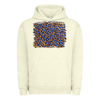 Pigment Pistachio leopard with navy blue glitter Urban Hoodie - Artiststas