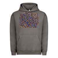 Pigment Tornado leopard with navy blue glitter Urban Hoodie - Artiststas