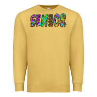 Antique Gold senior 2022 tie die leopard Premium Sweatshirt - RanaPortraitStore