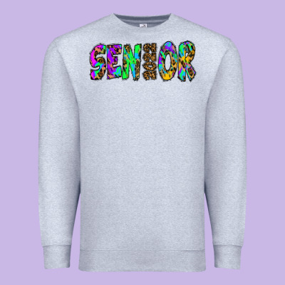Senior 2022 Tie Die Leopard Premium Sweatshirt Designed By Ranaportraitstore