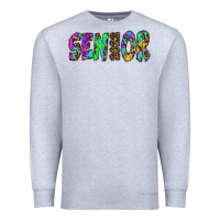 Heather Grey senior 2022 tie die leopard Premium Sweatshirt - RanaPortraitStore
