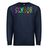 Navy senior 2022 tie die leopard Premium Sweatshirt - RanaPortraitStore