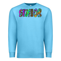 Ocean Blue senior 2022 tie die leopard Premium Sweatshirt - RanaPortraitStore