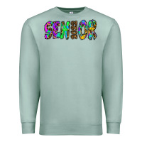 Seafoam senior 2022 tie die leopard Premium Sweatshirt - RanaPortraitStore