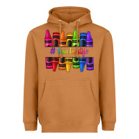 Meerkat teacher life crayons Heavyweight Hoodie - texasbilliewilder