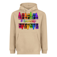 Mushroom teacher life crayons Heavyweight Hoodie - texasbilliewilder