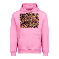 Fuchsia Pink leopard with pink glitter Urban Hoodie - Artiststas