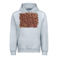 Heather Grey leopard with pink glitter Urban Hoodie - Artiststas