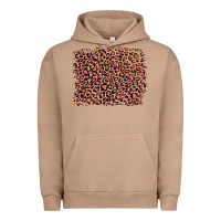 Pigment Burro leopard with pink glitter Urban Hoodie - Artiststas