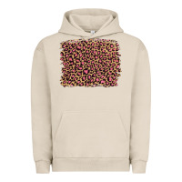 Pigment French Oak leopard with pink glitter Urban Hoodie - Artiststas
