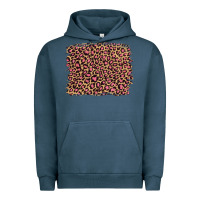 Pigment Midnight Navy leopard with pink glitter Urban Hoodie - Artiststas