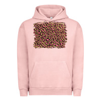 Pigment Salmon leopard with pink glitter Urban Hoodie - Artiststas