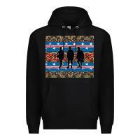 Black armed forces day soldier Premium Hoodie - Artiststas
