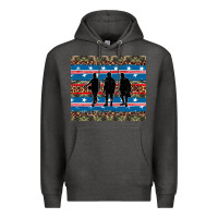 Charcoal Heather armed forces day soldier Premium Hoodie - Artiststas
