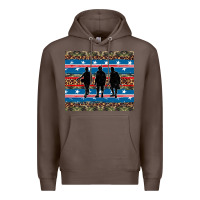 Coffee armed forces day soldier Premium Hoodie - Artiststas