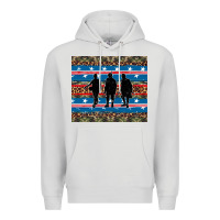 Dove Grey armed forces day soldier Premium Hoodie - Artiststas
