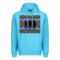 Ocean Blue armed forces day soldier Premium Hoodie - Artiststas
