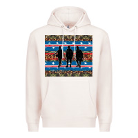 Pale Pink armed forces day soldier Premium Hoodie - Artiststas
