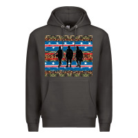 Smoke armed forces day soldier Premium Hoodie - Artiststas