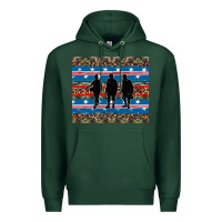 Sports Green armed forces day soldier Premium Hoodie - Artiststas