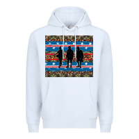 White armed forces day soldier Premium Hoodie - Artiststas