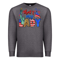 Charcoal Heather that's my lady 4th of july Premium Sweatshirt - Zillion Design Studio