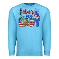 Ocean Blue that's my lady 4th of july Premium Sweatshirt - Zillion Design Studio