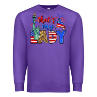 Purple that's my lady 4th of july Premium Sweatshirt - Zillion Design Studio