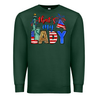 Sports Green that's my lady 4th of july Premium Sweatshirt - Zillion Design Studio